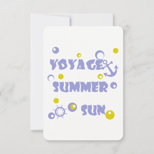 Meer, Reisen, Sommer (Vorderseite)