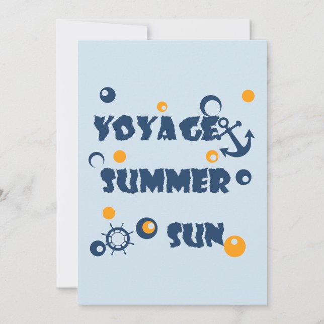 Meer, Reisen, Sommer (Vorderseite)