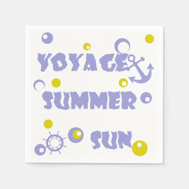 Meer, Reisen, Sommer Serviette (Vorderseite)