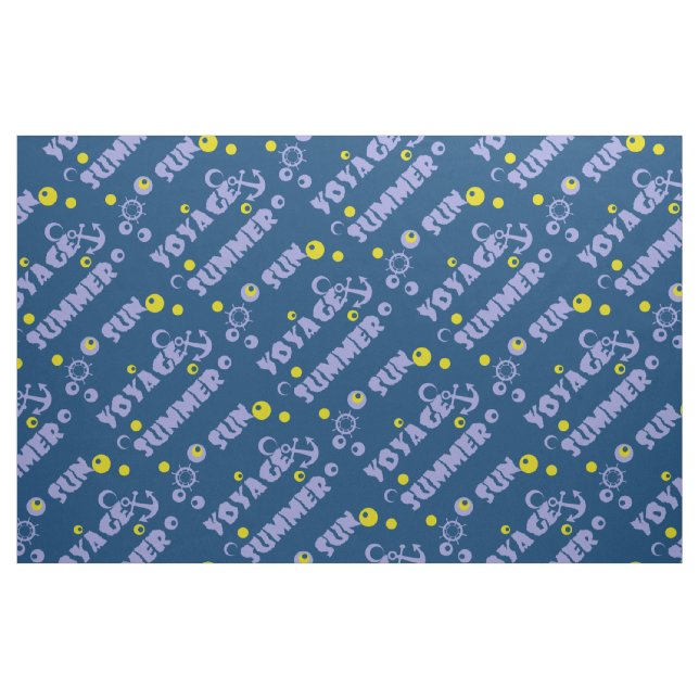 Meer, Reisen , Sommer , Sonne Stoff (Fat Quarter (45,7 x 55,9 cm))
