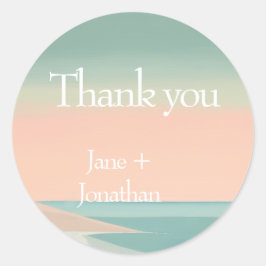 Meer Runder Aufkleber