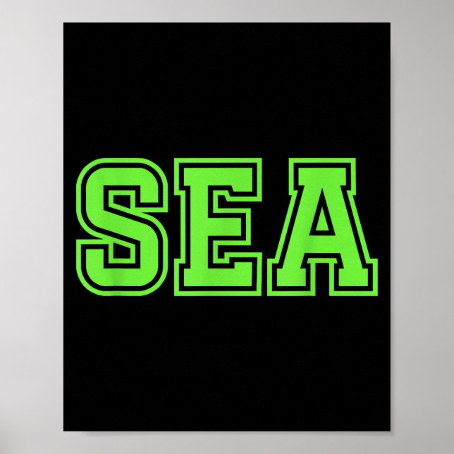 Meer Seattle  Poster (Vorne)