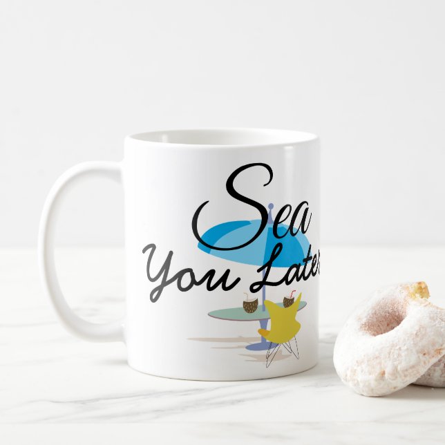Meer Sie neuere Kaffee-Tasse Kaffeetasse (Mit Donut)