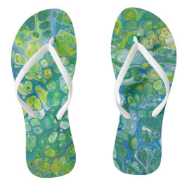 Meer sprudelt abstraktes | umdrehen Reinfälle Flip Flops