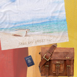 Meer und Grußurlaub Fleecedecke