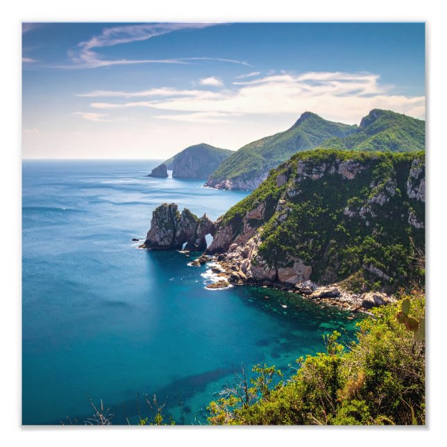 Meer und Insel Fotodruck (Vorne)