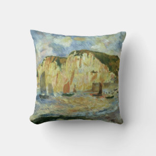 Meer und Klippen von Pierre Renoir, Vintage Fine A Kissen
