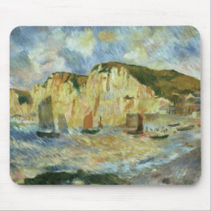 Meer und Klippen von Pierre Renoir, Vintage Fine A Mousepad
