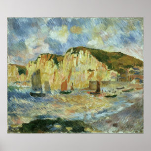 Meer und Klippen von Pierre Renoir, Vintage Fine A Poster