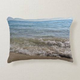Meer- und Sandstrand Dekokissen
