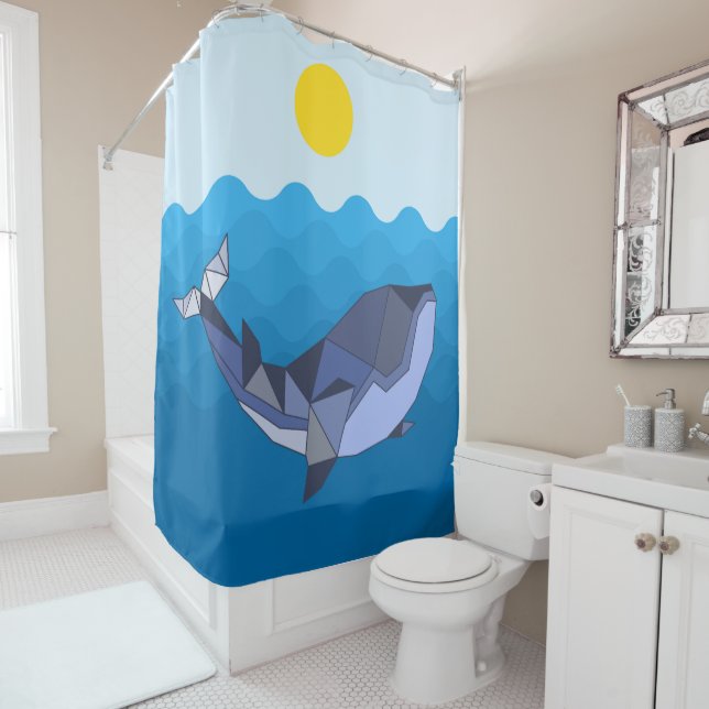 Meer und Strand Duschvorhang (Beispiel)