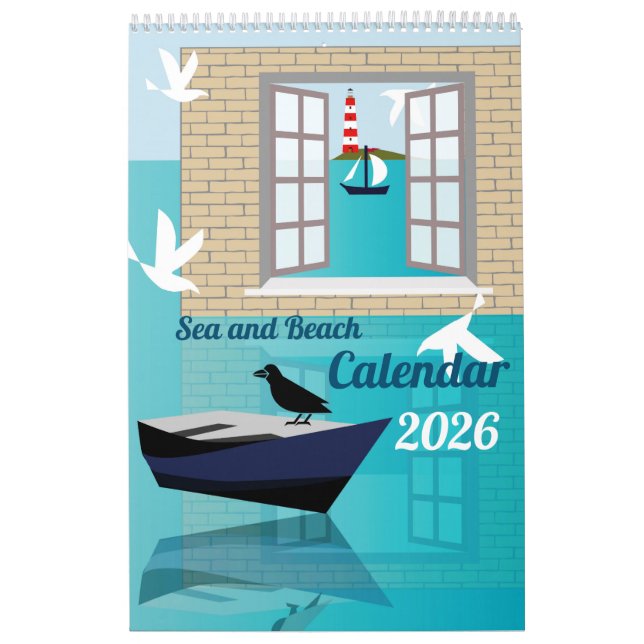Meer und Strand Kalender (Titelbild)