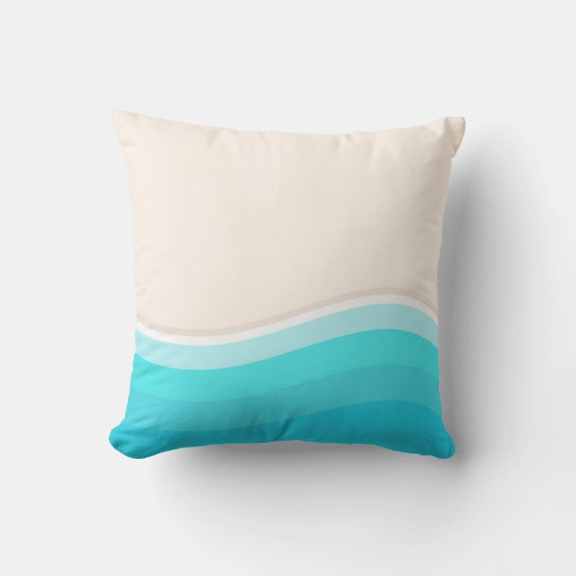 Meer- und Strandliebhaber kissen. Kissen (Vorderseite)