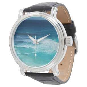 Meer von Cancun Mexiko Armbanduhr