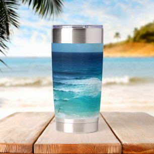 Meer von Cancun Mexiko Thermobecher