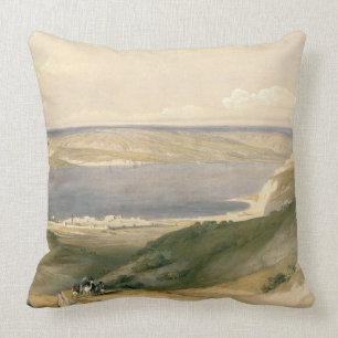 Meer von Galiläa oder von Genezareth, blickend in Kissen