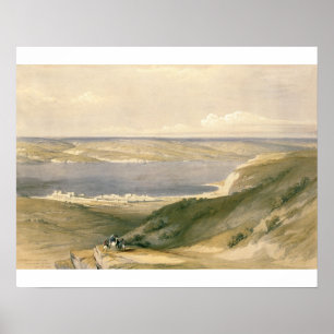 Meer von Galiläa oder von Genezareth, blickend in Poster