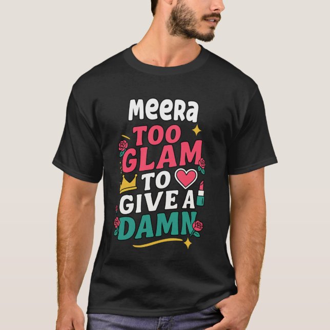 MEERA Personalized Women's Gift Custom MEERA T-Shirt (Vorderseite)