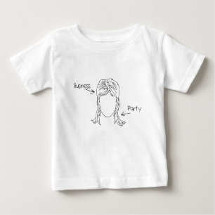 Meeräschen-Anatomie Baby T-shirt