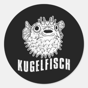 Meerbarsche Runder Aufkleber