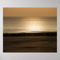 Meerblick - am Strand bei Sonnenuntergang