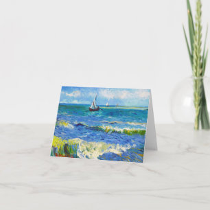 Meerblick bei Saintes-Maries Vincent van Gogh Karte