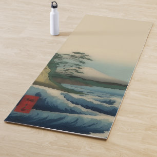Meerblick - berühmte japanische Kunst Yoga Mat Yogamatte