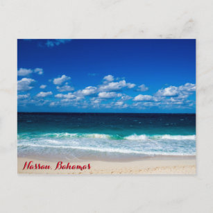 Meerblick in Bahama Postkarte