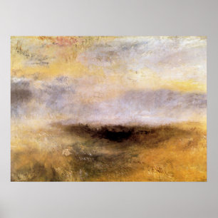 Meerblick mit Sturm durch Joseph Mallord Turner Poster