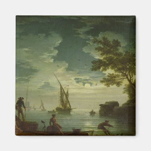 Meerblick, Mondschein, 1772 Magnet