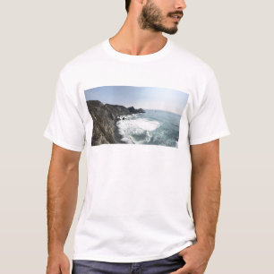 Meerblick-Pazifikküste-Landstraße großes Sur T-Shirt
