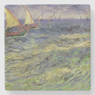 Meerblick Vincent van Goghs   bei Saintes-Maries Steinuntersetzer