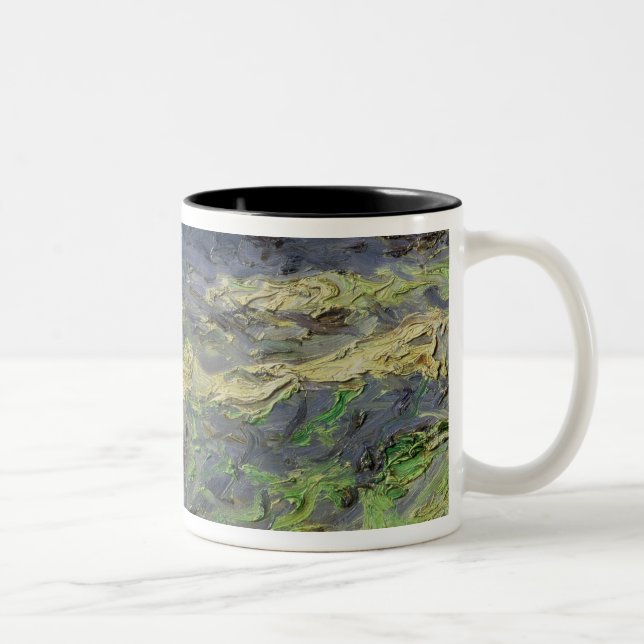 Meerblick Vincent van Goghs | bei Saintes-Maries Zweifarbige Tasse (Rechts)