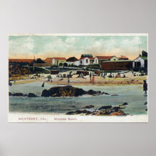 Meerblick von Macabee BeachMonterey, CA Poster