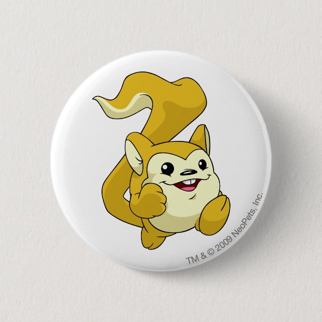 Meerca Gelb Button (Vorderseite)