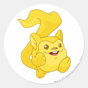 Meerca Gold Runder Aufkleber