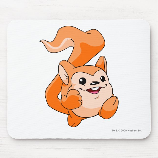 Meerca Orange Mousepad (Vorne)