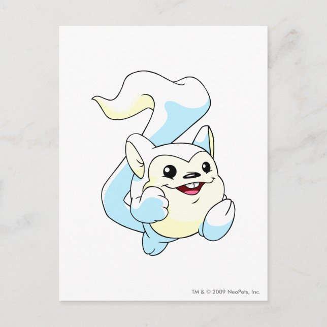 Meerca White Postkarte (Vorderseite)