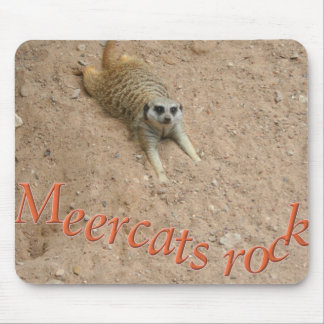 Meercats Felsen mousepad