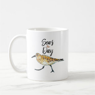 Meere die Tagesflussuferläufer-Tasse Kaffeetasse