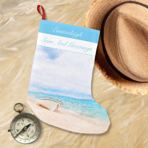 Meere und Grußboote Kleiner Weihnachtsstrumpf