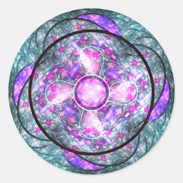 Meereier Runder Aufkleber (Vorderseite)