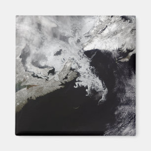 Meereis füllt den Golf von St. Lawrence Magnet