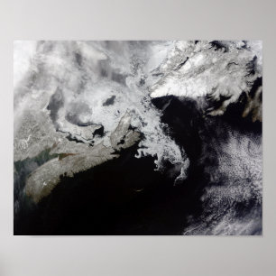 Meereis füllt den Golf von St. Lawrence Poster