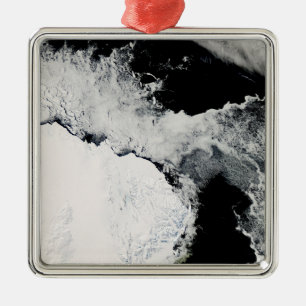 Meereis im südlichen Ozean Silbernes Ornament