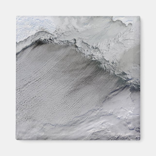 Meereis und Nebenstraßen im Beringmeer Magnet (Vorne)