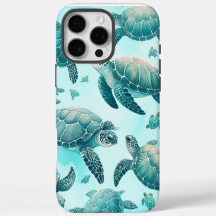 Meeres-Schildkröten-Freunde iPhone 16 Pro Max Hülle