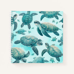 Meeres-Schildkröten Freunde Notizbuch
