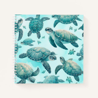 Meeres-Schildkröten Freunde Notizbuch