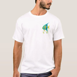 Meeres-Themen-T-Shirt - Engel-Fisch T-Shirt